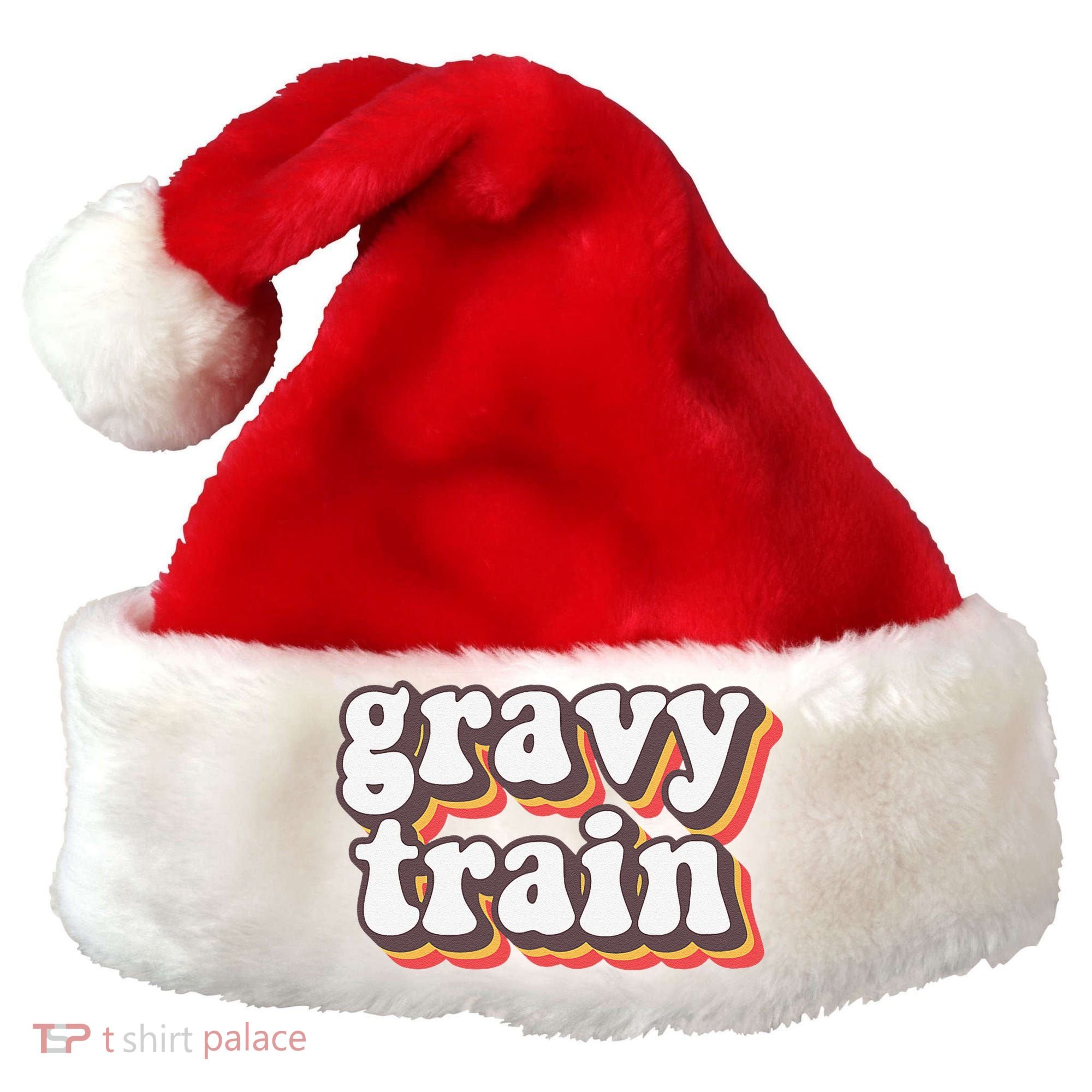Funny Family Thanksgiving Gravy Train Friendsgiving Santa Hat