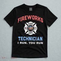 Funny FIREWORKS TECHNICIAN America Firefighter Pyro Expert T-Shirt thumb 5