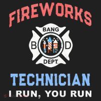 Funny FIREWORKS TECHNICIAN America Firefighter Pyro Expert Beanie thumb 2