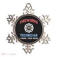 Funny FIREWORKS TECHNICIAN America Firefighter Pyro Expert Ornament thumb 0