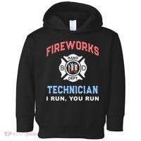Funny FIREWORKS TECHNICIAN America Firefighter Pyro Expert Toddler Hoodie thumb 0