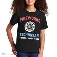 Funny FIREWORKS TECHNICIAN America Firefighter Pyro Expert Kids T-Shirt thumb 2