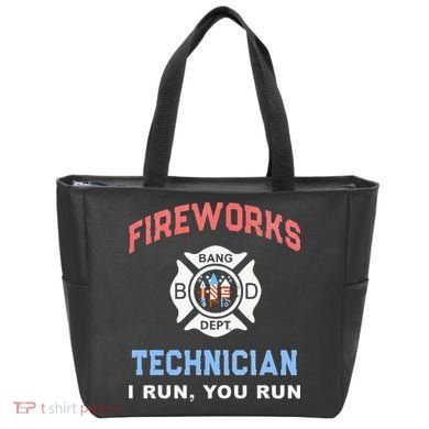 Funny FIREWORKS TECHNICIAN America Firefighter Pyro Expert Tote Bag