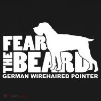 Funny Fear The Beard Gift Funny German Wirehaired Pointer Gift Backpack thumb 2