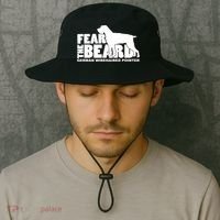 Funny Fear The Beard Gift Funny German Wirehaired Pointer Gift Bucket Hat thumb 2