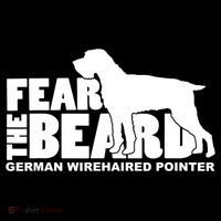 Funny Fear The Beard Gift Funny German Wirehaired Pointer Gift Bucket Hat thumb 4