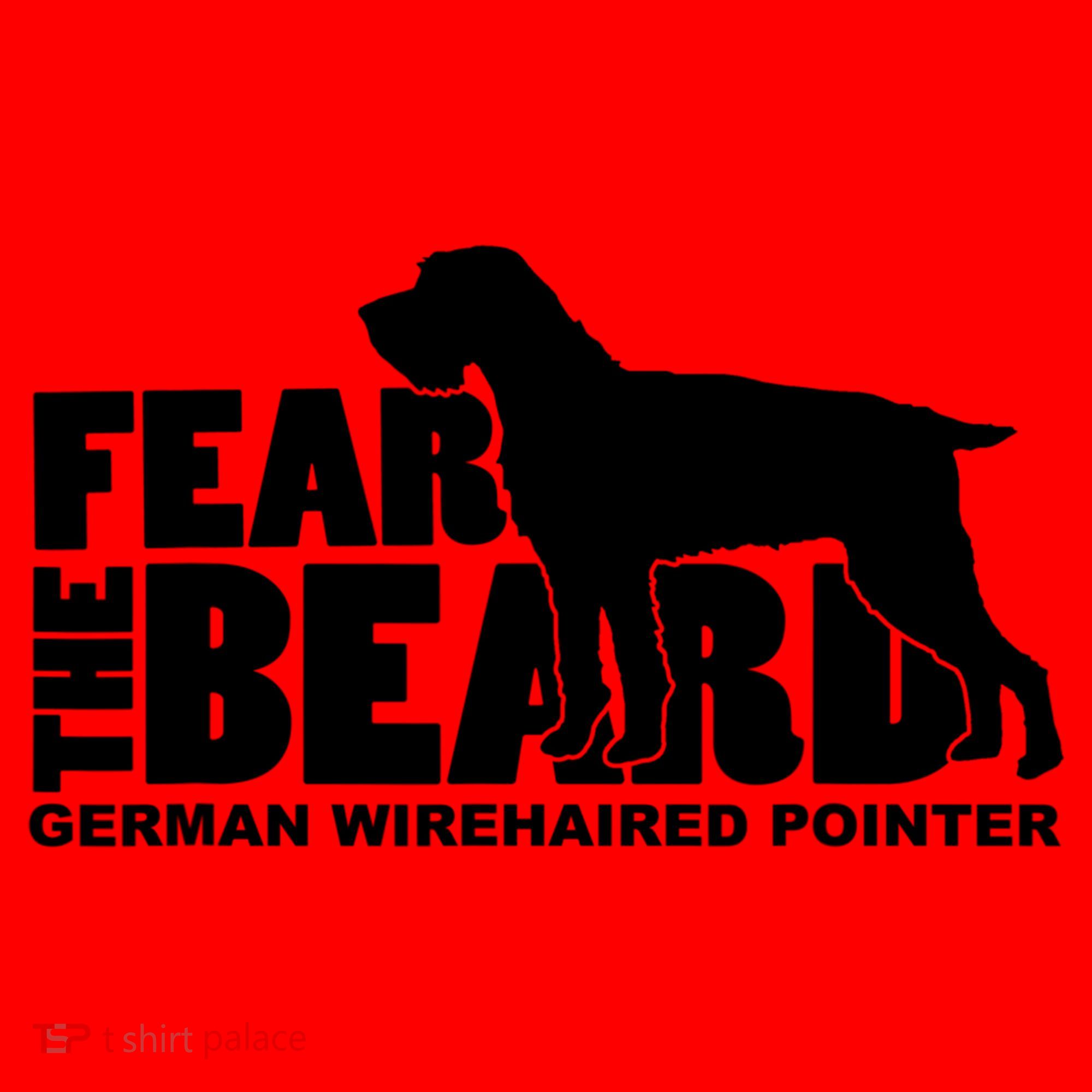 Funny Fear The Beard Gift Funny German Wirehaired Pointer Gift Santa Hat