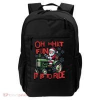 Farm Fun To Ride Santa Tractor Christmas Backpack thumb 0