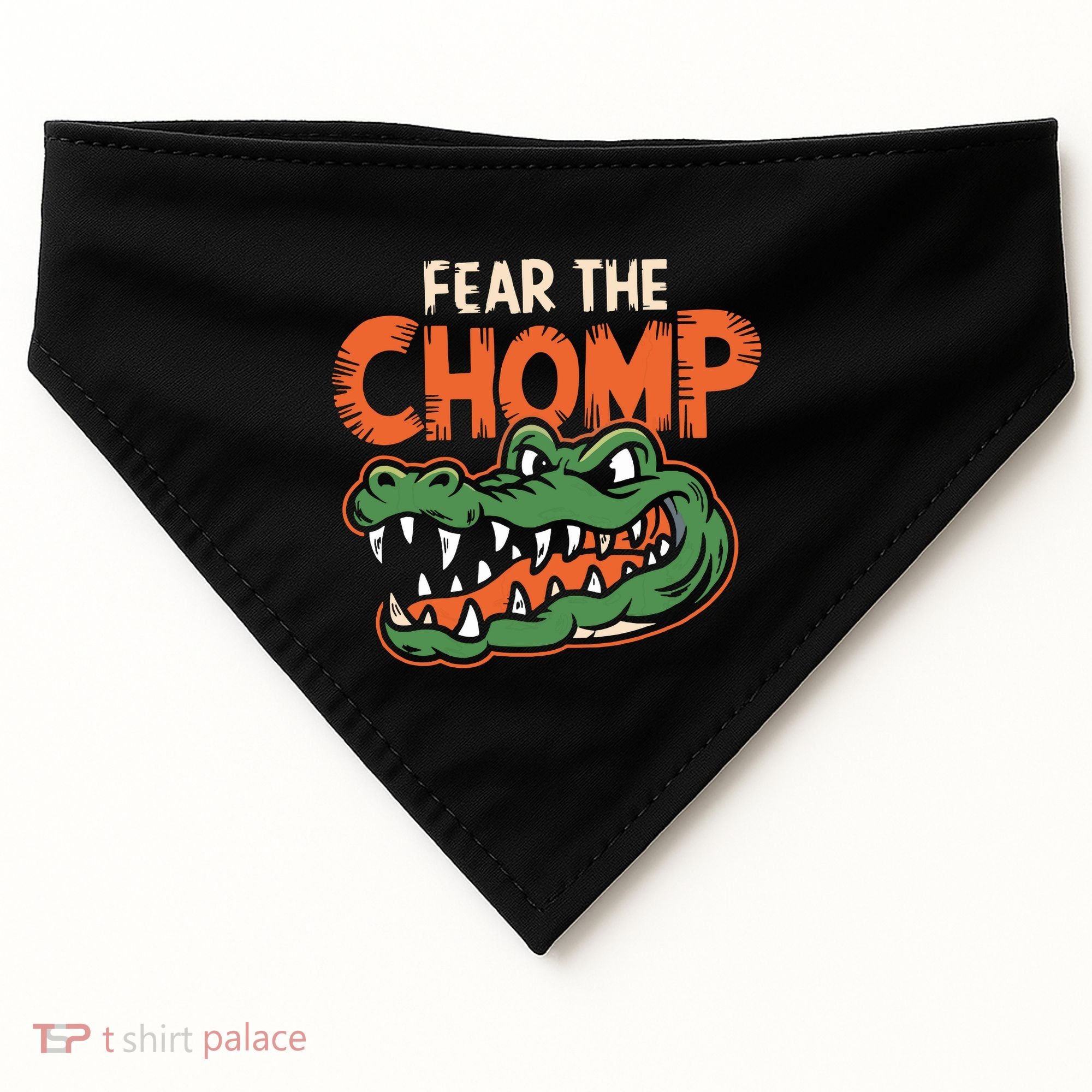 Florida Fear The Chomp Gator USA-Made Doggie Bandana