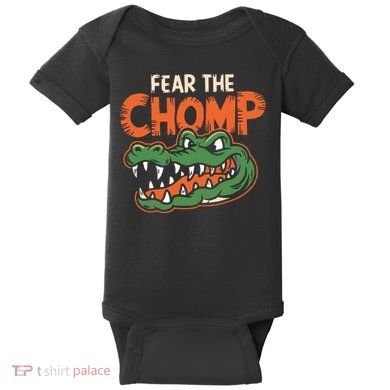 Florida Fear The Chomp Gator Baby Bodysuit