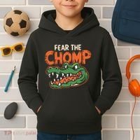 Florida Fear The Chomp Gator Kids Hoodie thumb 2