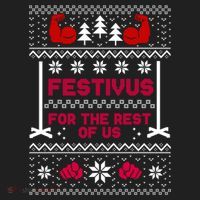 Festivus For The Rest Of Us Christmas Sweater Classic Beanie thumb 2