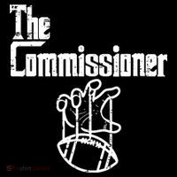 Fantasy Football The Commissioner Funny Stripe Pom Pom Beanie thumb 2