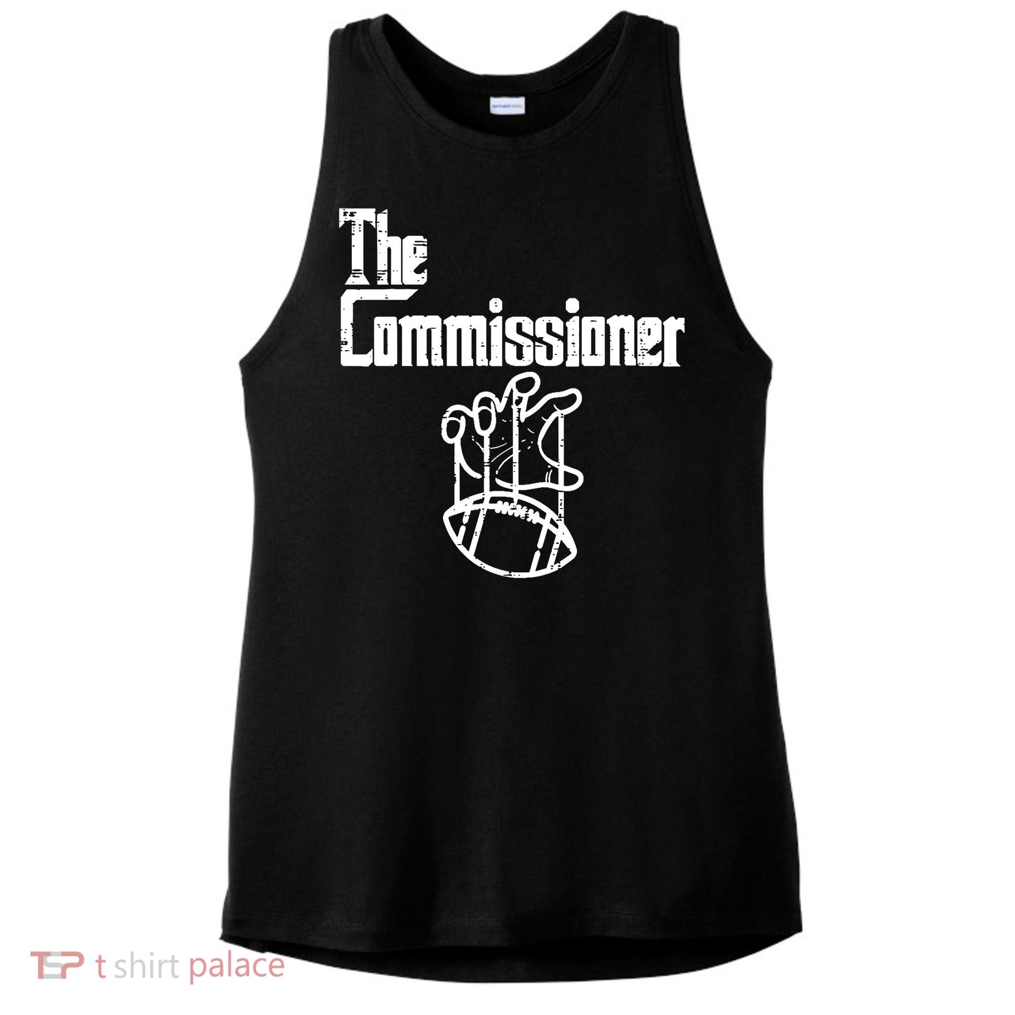 Fantasy Football The Commissioner Funny Ladies PosiCharge Tri-Blend Wicking Tank