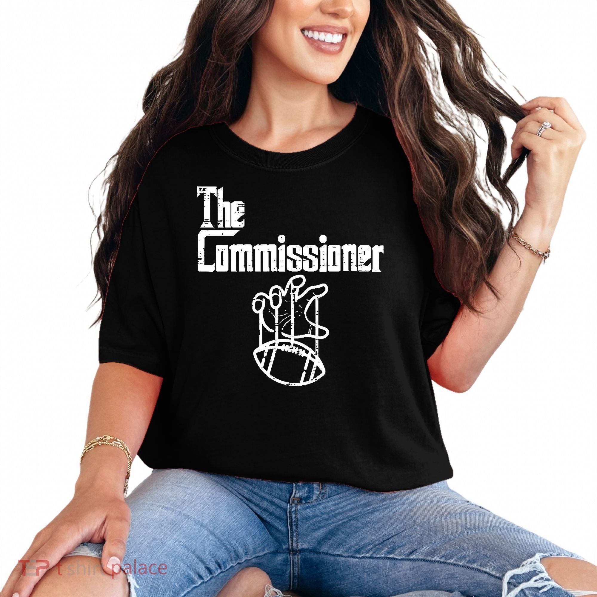 Fantasy Football The Commissioner Funny Comfort Colors T-Shirt