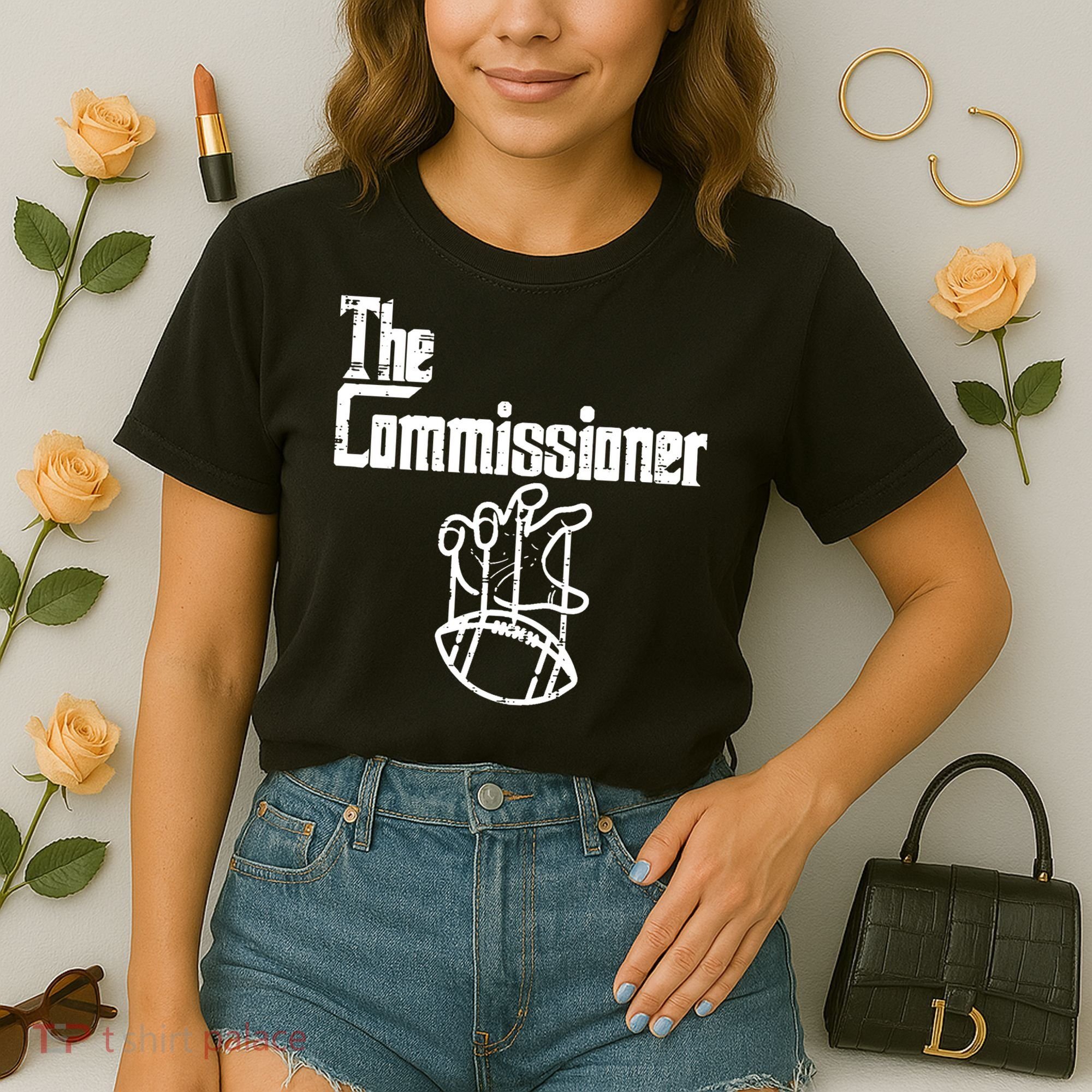 Fantasy Football The Commissioner Funny Comfort Colors Boxy T-Shirt