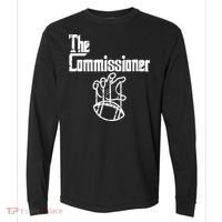 Fantasy Football The Commissioner Funny Comfort Colors Heavyweight Long Sleeve T-Shirt thumb 0