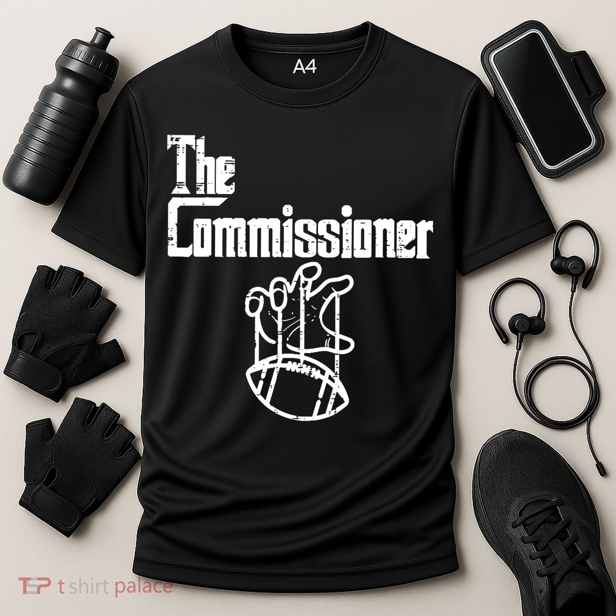 Fantasy Football The Commissioner Funny Cooling Performance Crew T-Shirt