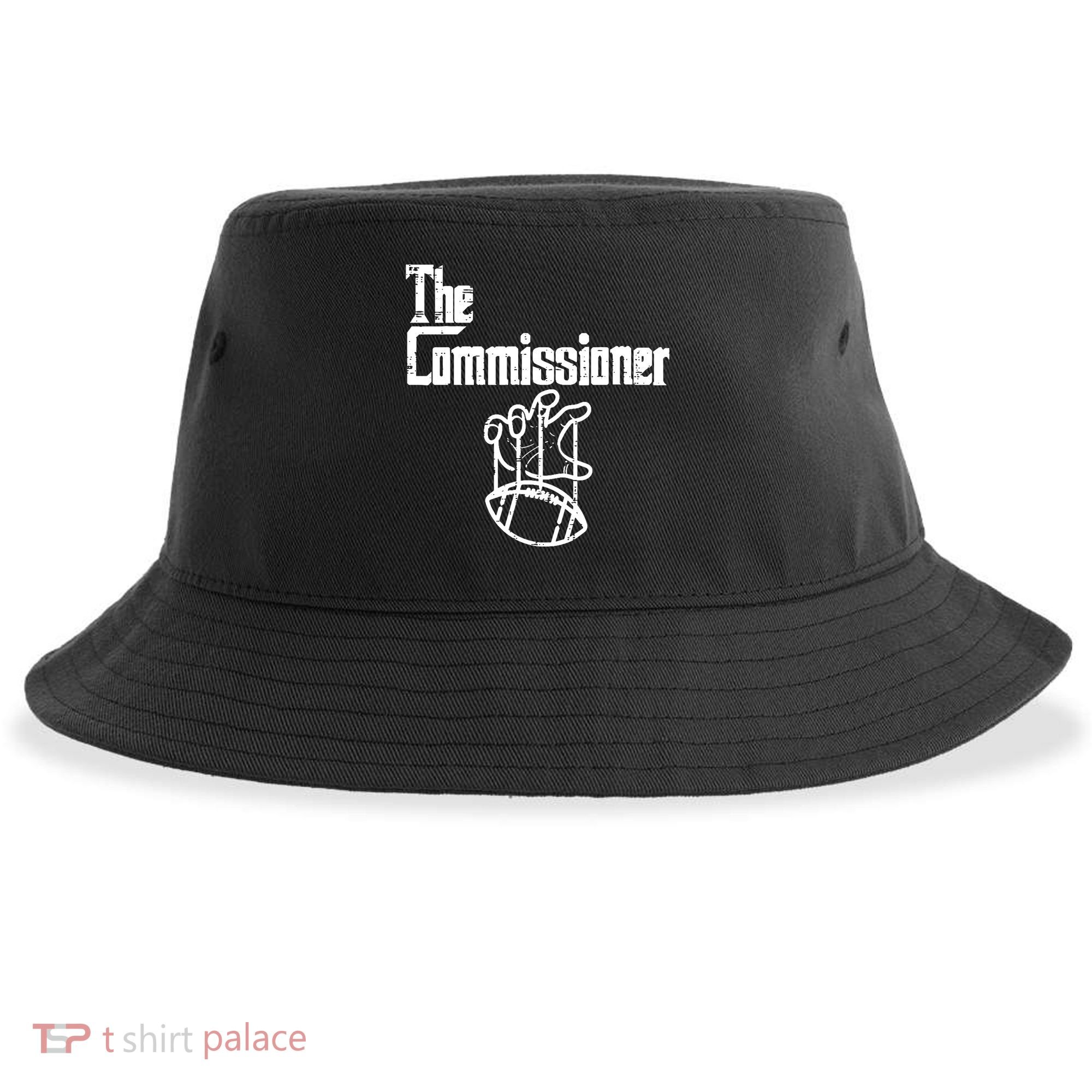 Fantasy Football The Commissioner Funny Sustainable Bucket Hat