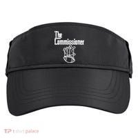 Fantasy Football The Commissioner Funny Adult Drive Performance Visor thumb 0