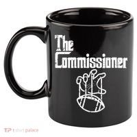 Fantasy Football The Commissioner Funny 11oz C Handle Ceramic Mug thumb 2