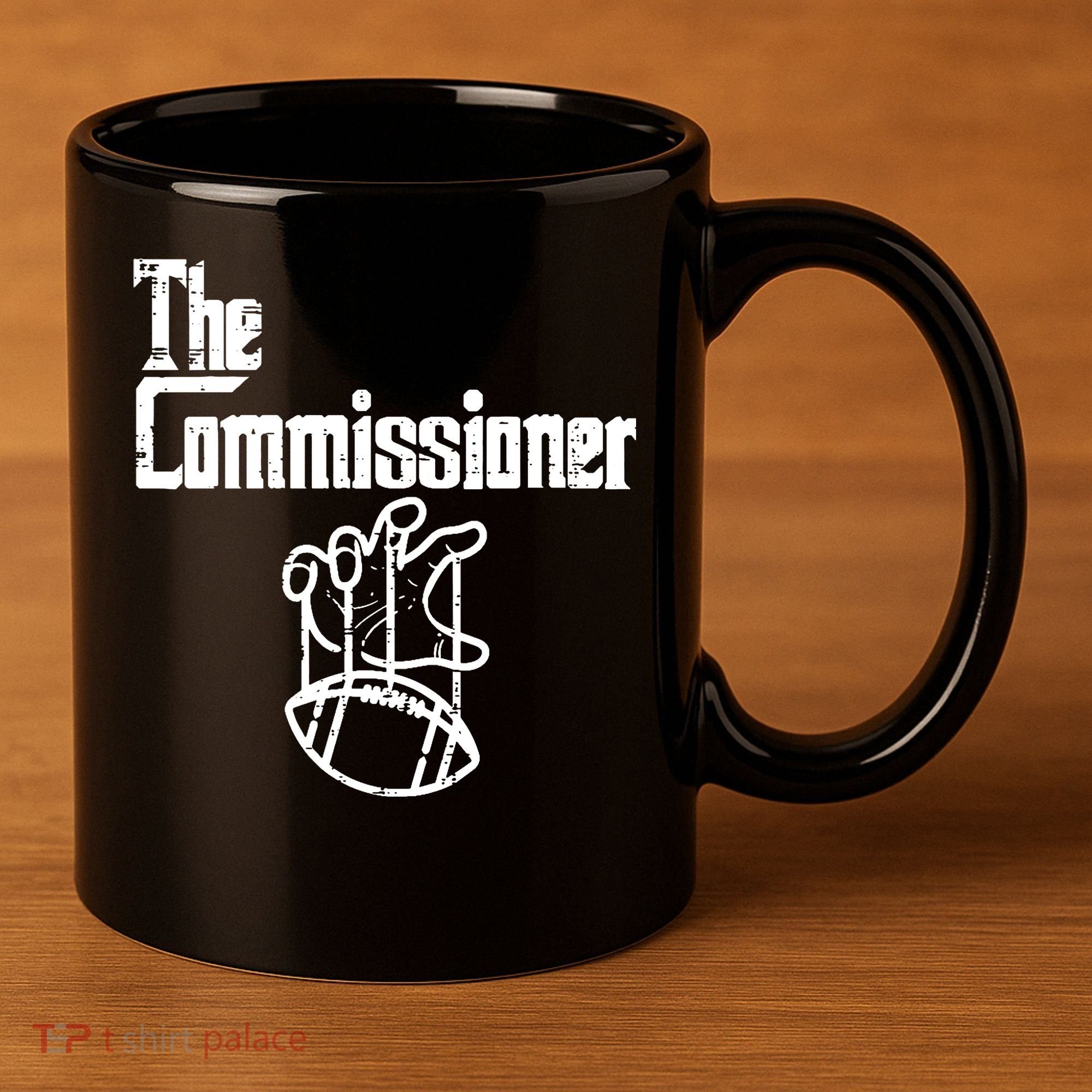 Fantasy Football The Commissioner Funny 11oz C Handle Ceramic Mug