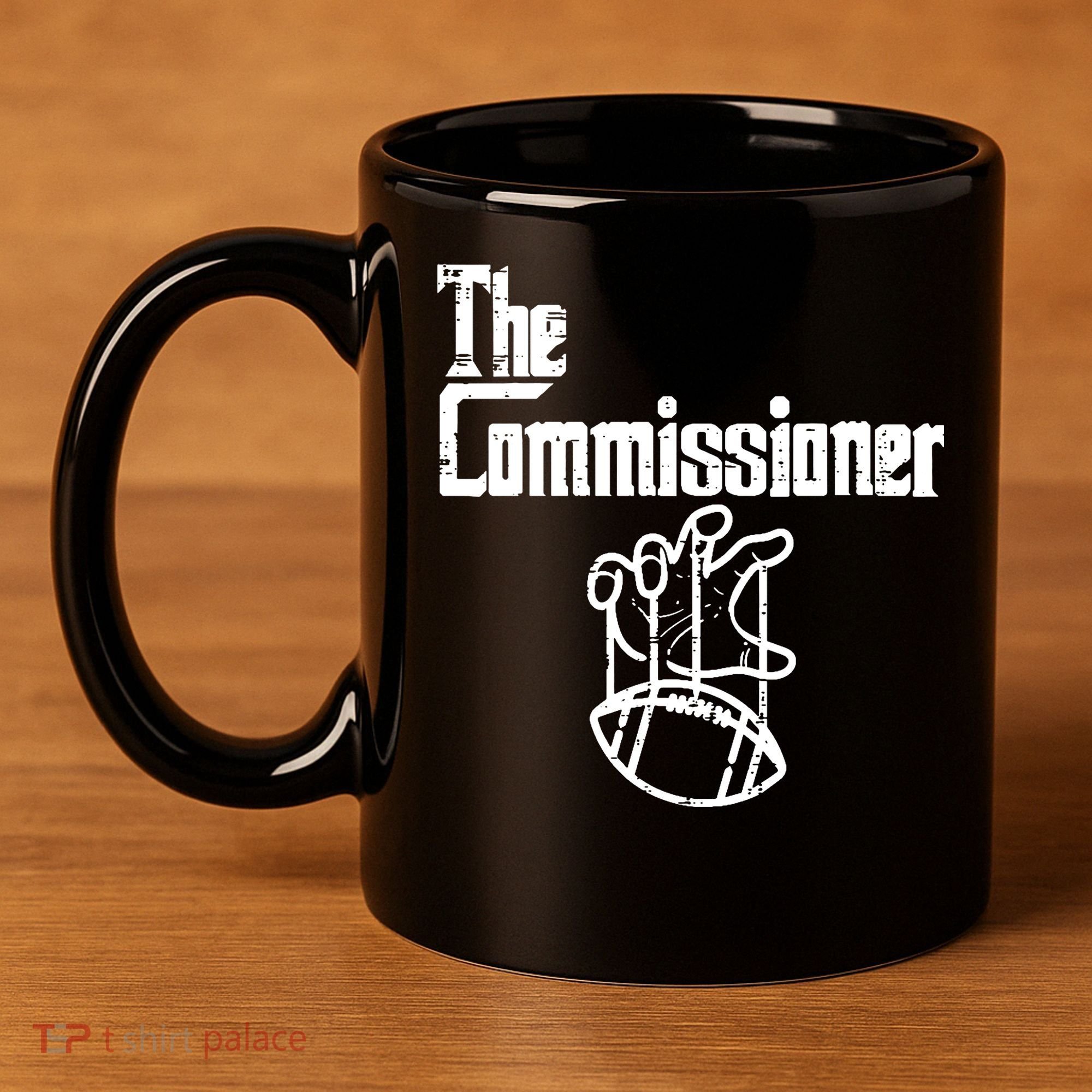 Fantasy Football The Commissioner Funny 11oz C Handle Ceramic Mug