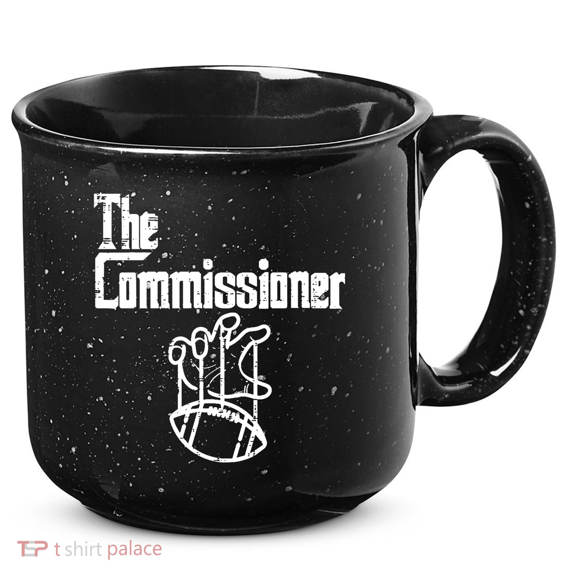 Fantasy Football The Commissioner Funny 15oz Campfire Ceramic Mug