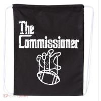 Fantasy Football The Commissioner Funny Drawstring Bag thumb 0