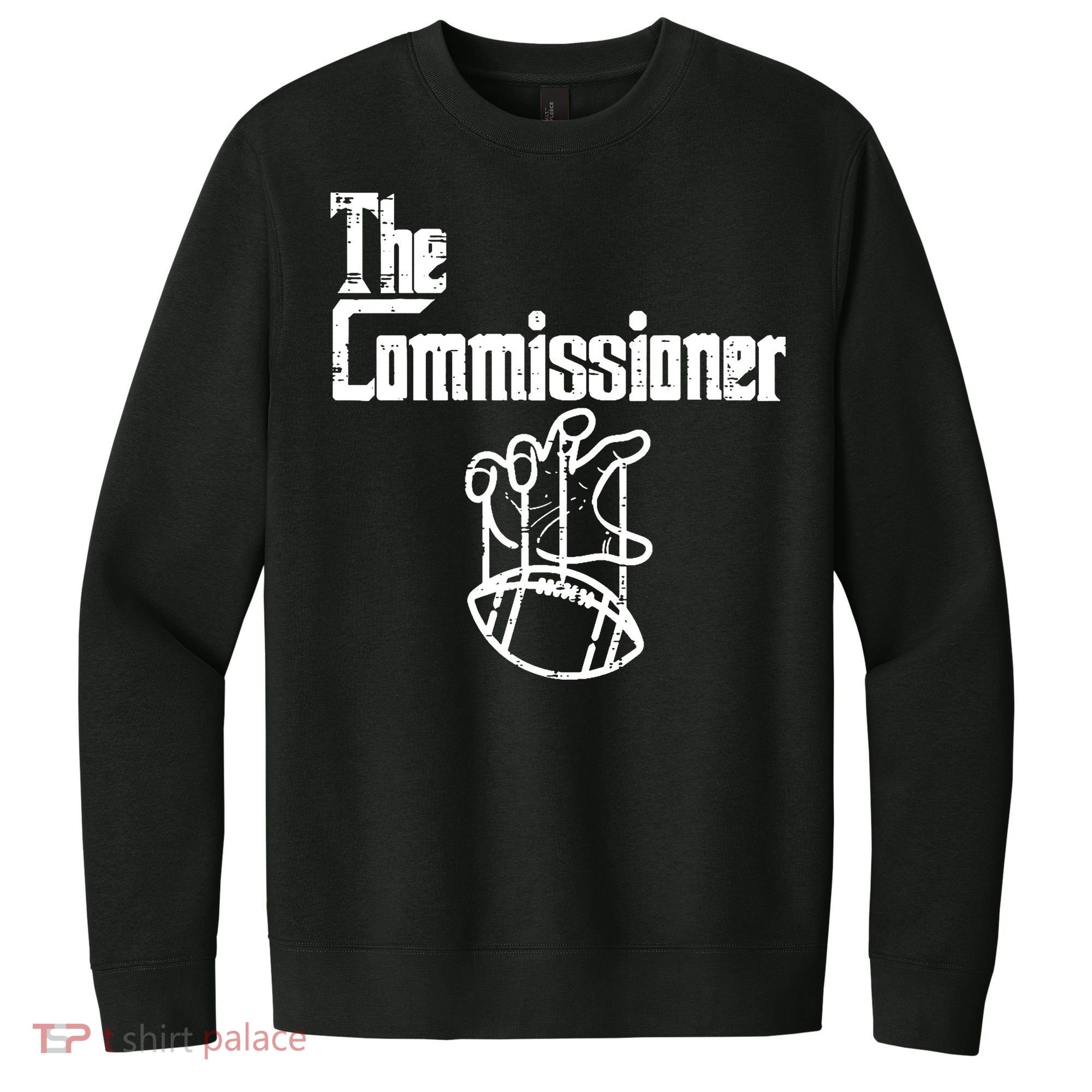 Fantasy Football The Commissioner Funny V.I.T. Fleece Crew Sweatshirt
