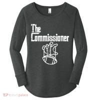 Fantasy Football The Commissioner Funny Women's Perfect Tri Tunic Long Sleeve Shirt thumb 0