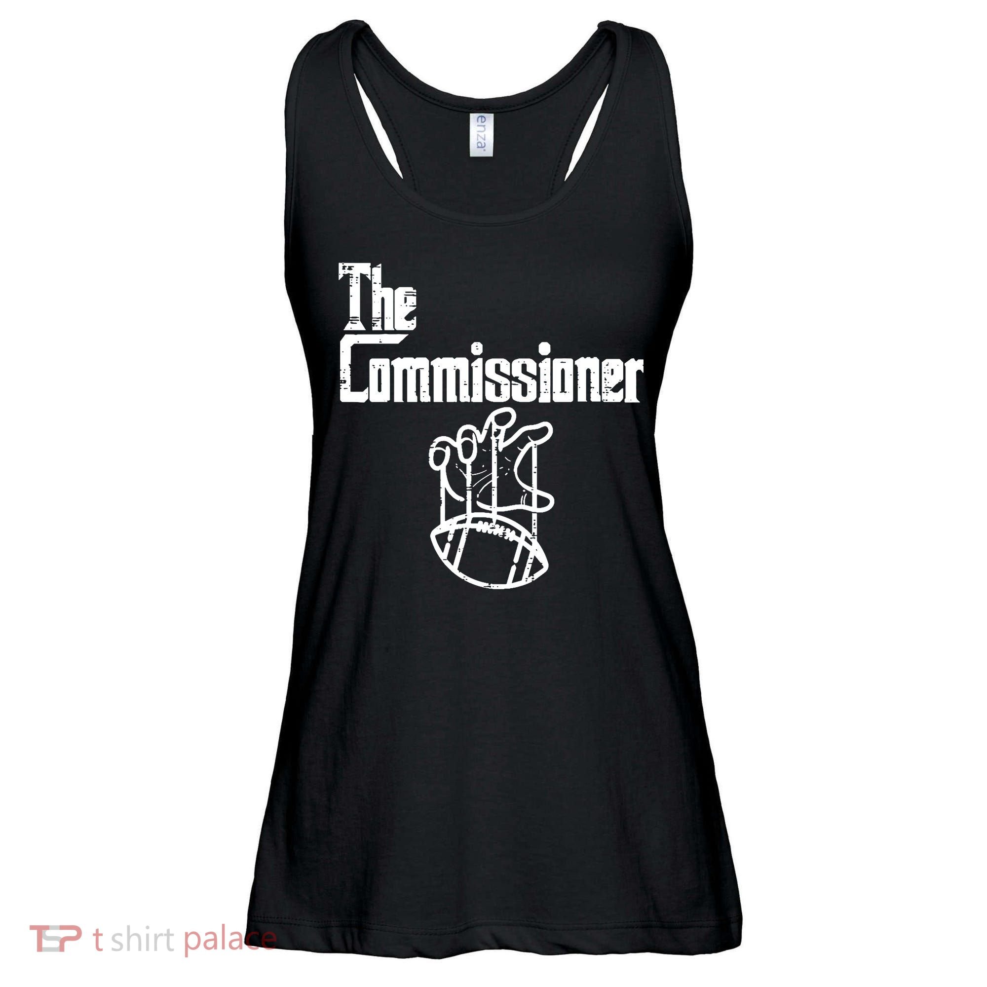 Fantasy Football The Commissioner Funny Ladies Essential Flowy Tank