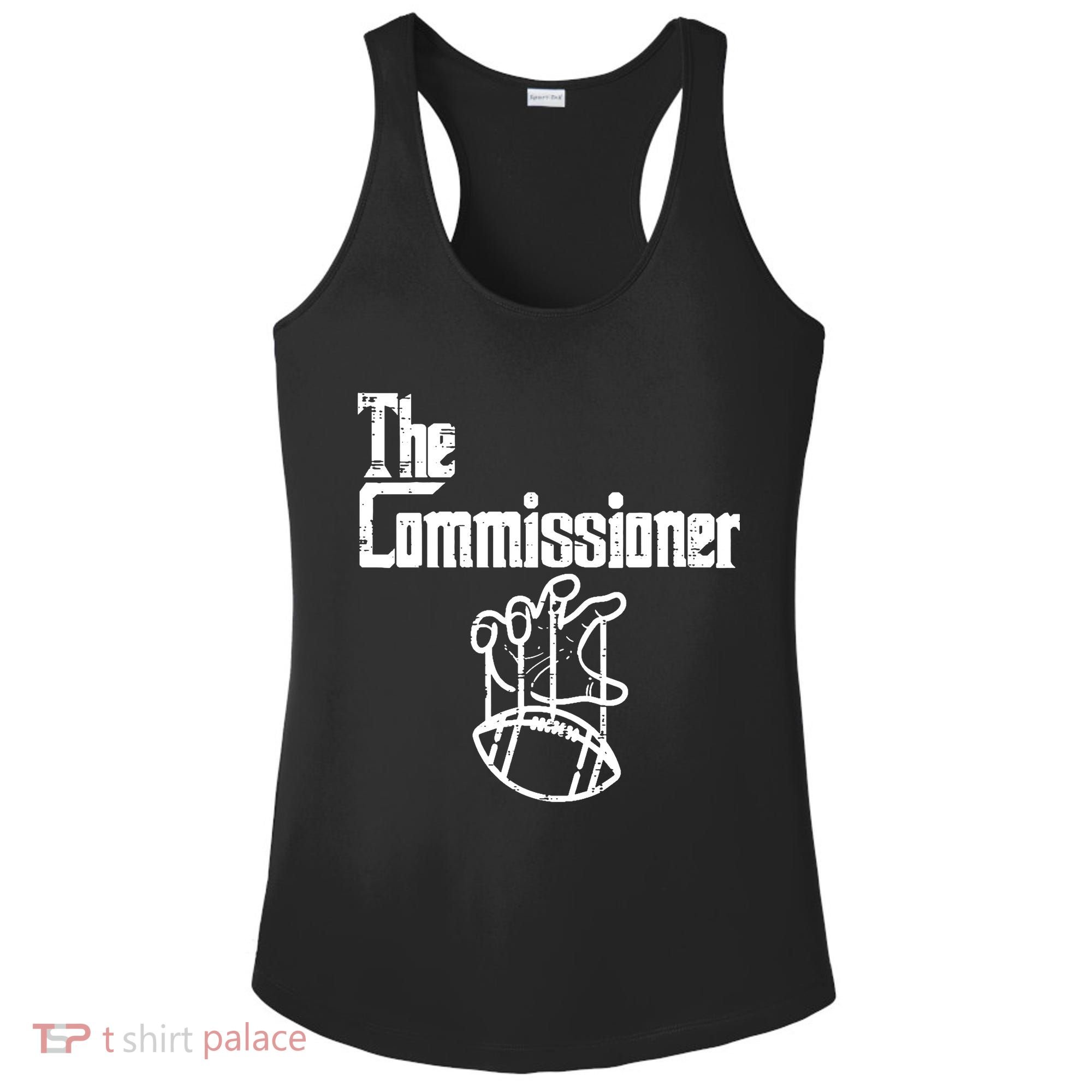 Fantasy Football The Commissioner Funny Ladies PosiCharge Competitor Racerback Tank