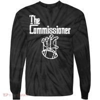Fantasy Football The Commissioner Funny Tie-Dye Long Sleeve Shirt thumb 0