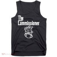 Fantasy Football The Commissioner Funny Tank Top thumb 0