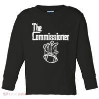 Fantasy Football The Commissioner Funny Toddler Long Sleeve Shirt thumb 0