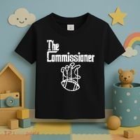 Fantasy Football The Commissioner Funny Toddler T-Shirt thumb 3