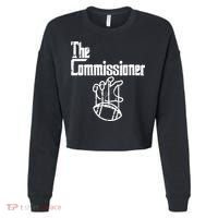 Fantasy Football The Commissioner Funny Cropped Pullover Crew thumb 0