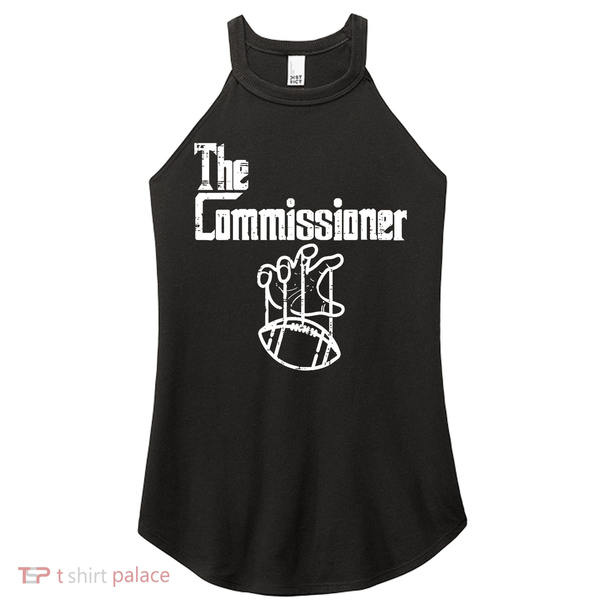 Fantasy Football The Commissioner Funny Women's Perfect Tri Rocker Tank