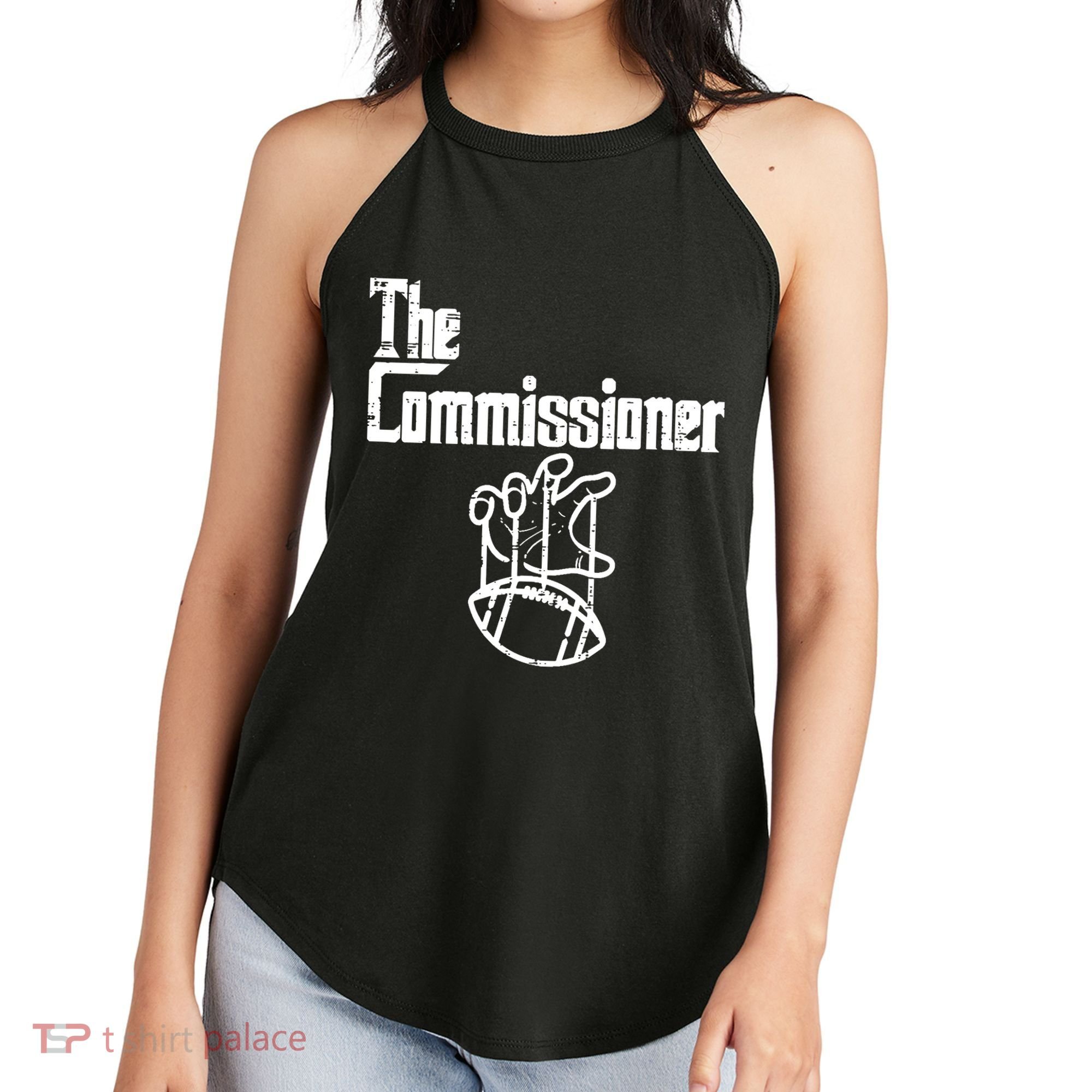 Fantasy Football The Commissioner Funny Women's Perfect Tri Rocker Tank