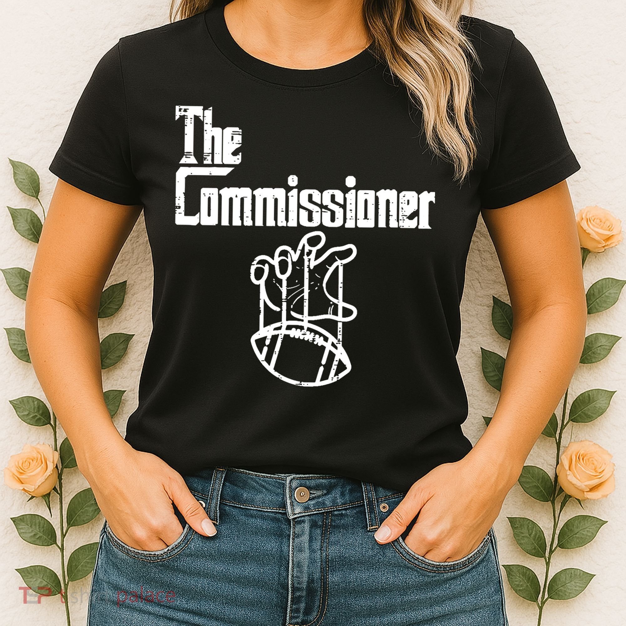 Fantasy Football The Commissioner Funny Women's T-Shirt