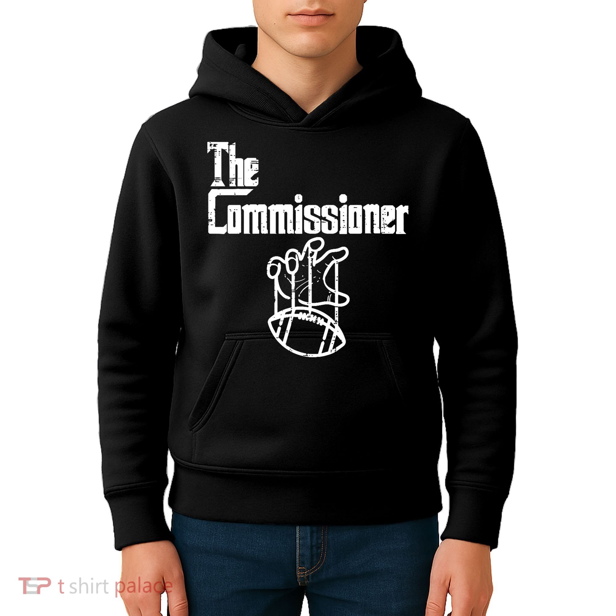 Fantasy Football The Commissioner Funny Kids Hoodie