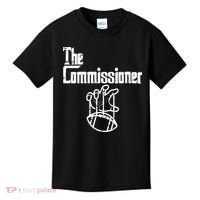 Fantasy Football The Commissioner Funny Kids T-Shirt thumb 0