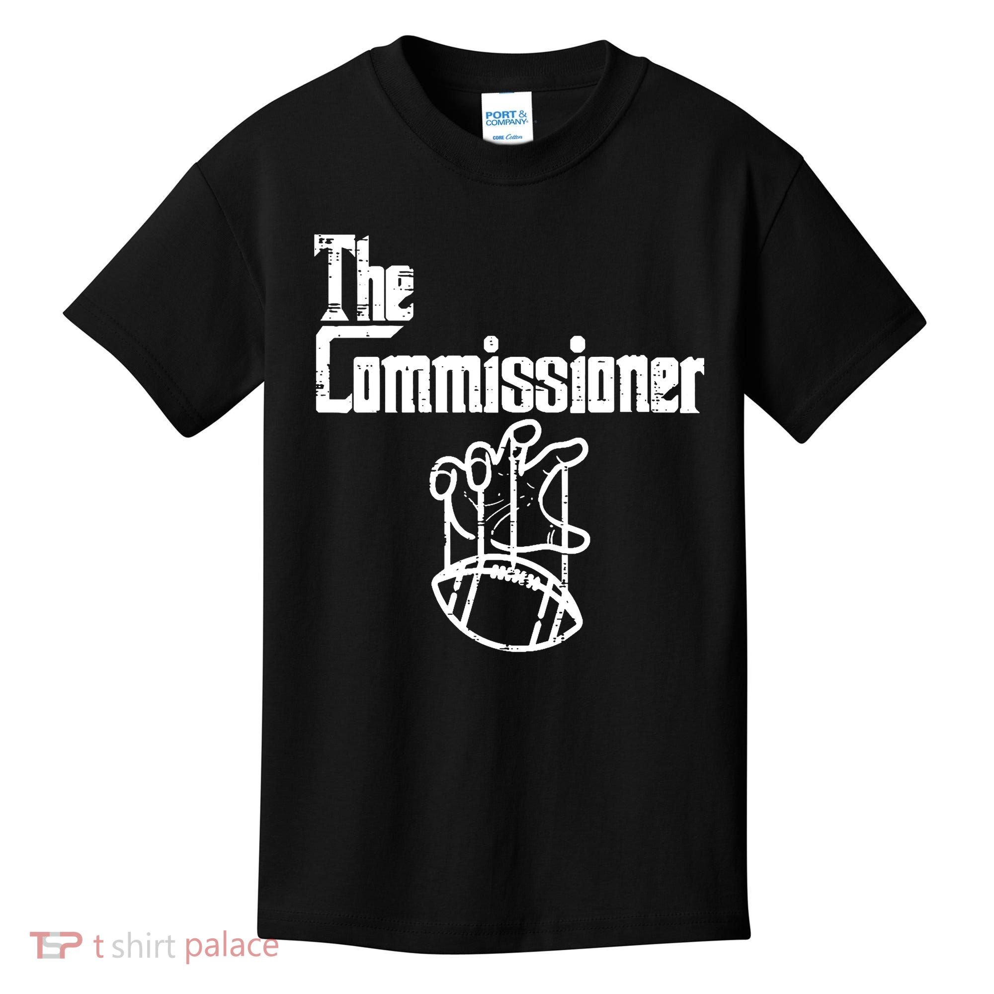Fantasy Football The Commissioner Funny Kids T-Shirt