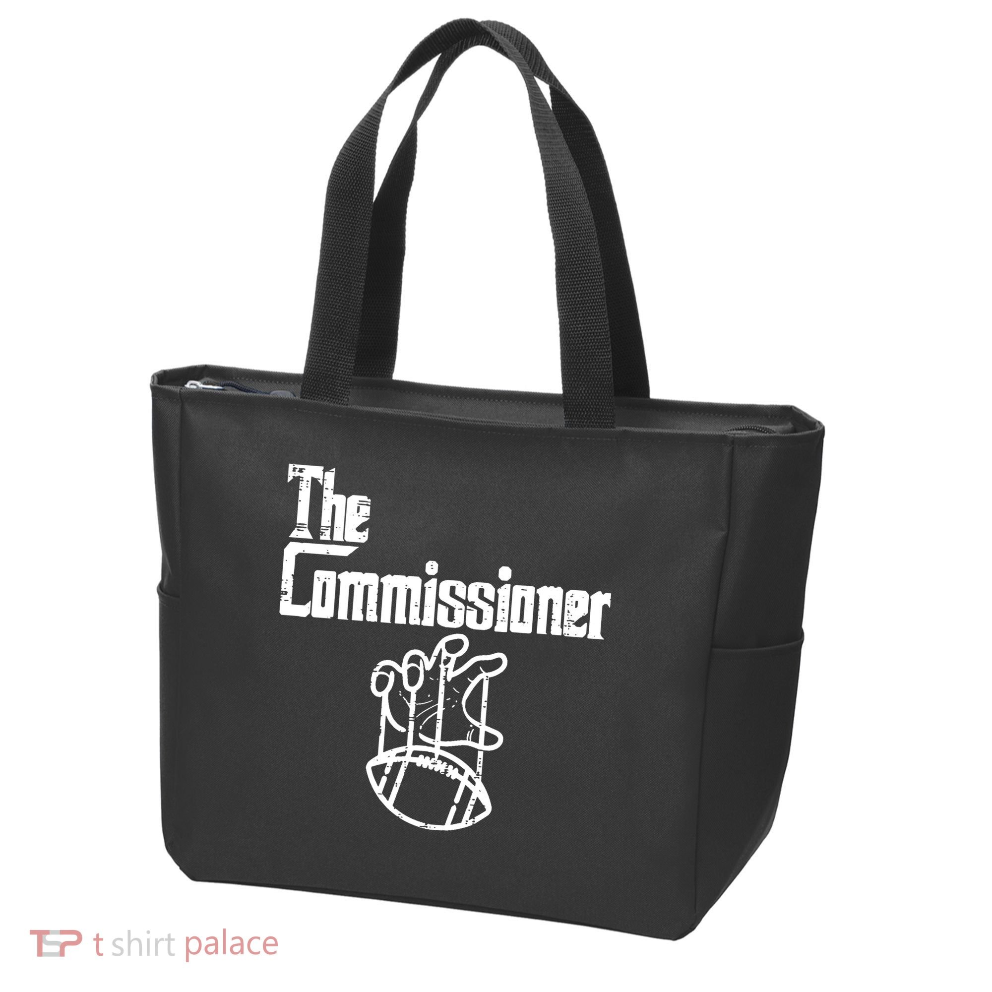 Fantasy Football The Commissioner Funny Tote Bag