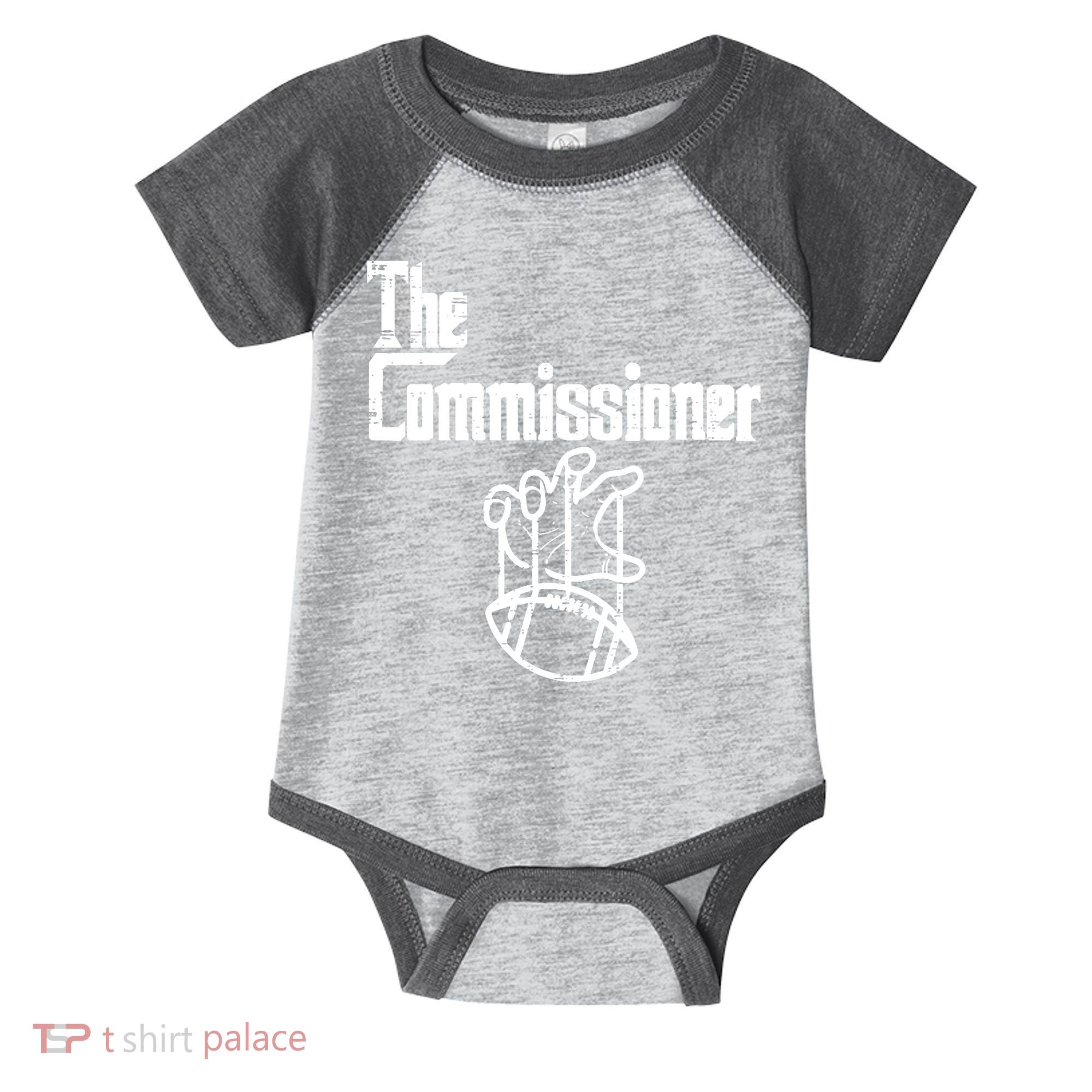 Fantasy Football The Commissioner Funny Infant Baby Jersey Bodysuit