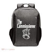 Fantasy Football The Commissioner Funny Vector Backpack thumb 0