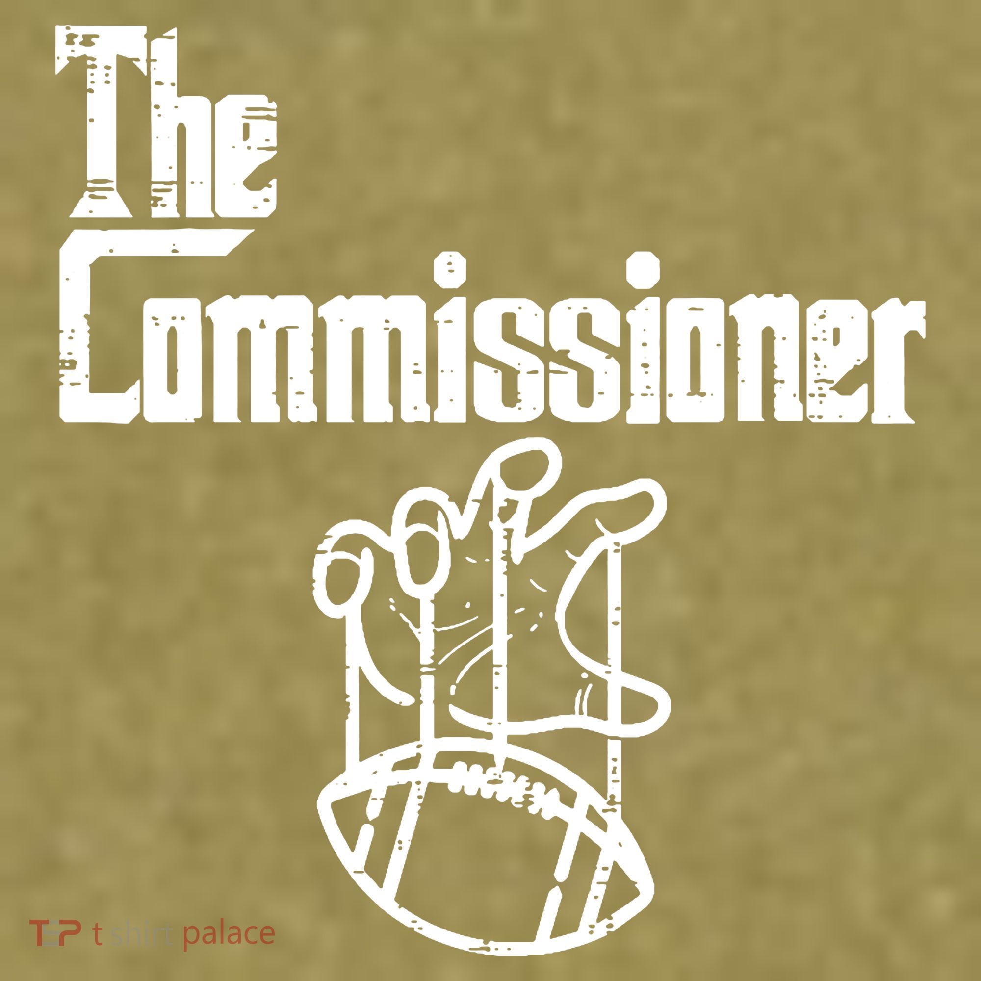 Fantasy Football The Commissioner Funny Garment-Dyed Women's Muscle Tee