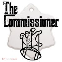 Fantasy Football The Commissioner Funny Ceramic Ornament thumb 2