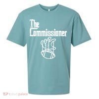 Fantasy Football The Commissioner Funny Sueded Cloud Jersey T-Shirt thumb 0